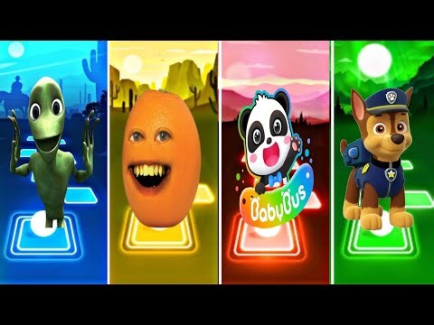 Alien Dance🆚Annoying Orange🆚Baby Bus🆚PAW Patrol💥Who is best player??