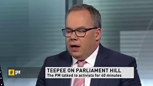 8.5K views · 114 reactions | Justin Trudeau visited a ‘reoccupation’ teepee on Parliament Hill Power Panel: Kelly Cryderman, Marie Vastel, Paul Wells and Aaron Wherry discuss the PM's visit, protests on the Hill | CBC Politics | Facebook