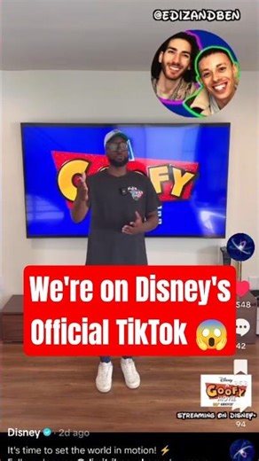 🙌Huge shout out to @dimitribeauchamp for giving us a mention on Disney’s official TikTok page 😱