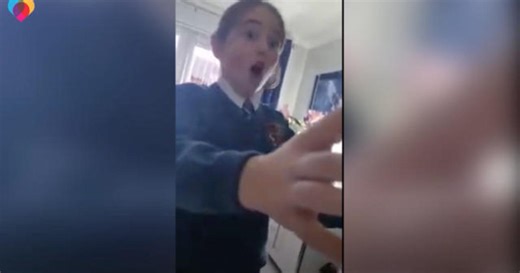 Girl cries tears of joy as mother reveals she's cancer-free