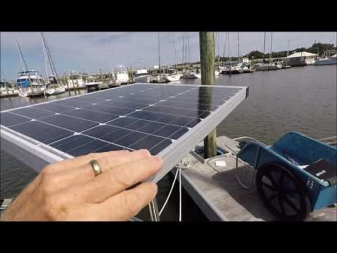 Solar Tracker - Manually adjustable marine solar panel mount
