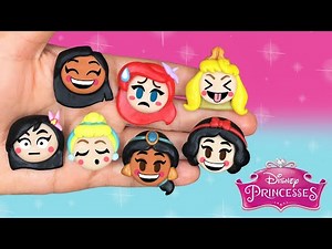 EMOJI DISNEY PRINCESSES! Polymer Clay Tutorial