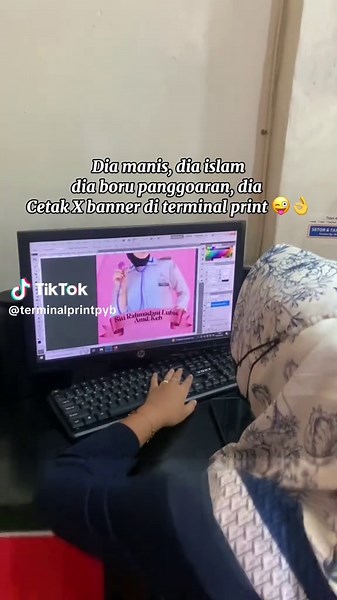 Cetak X Banner Wisuda di Terminal Print Panyabungan