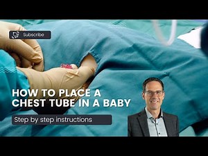 How to put in a quick chest tube in a baby and save a life! #neonatal #pediatrics #medicaleducation