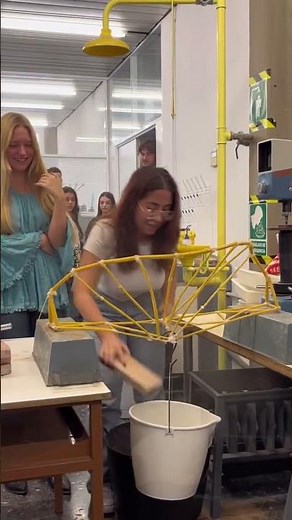 🍝🌉 Spaghetti Bridge Competition: Engineering Meets Creativity! 🌉🍝 #SpaghettiBridge #STEMEducation