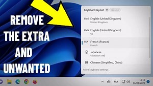 Remove Language keyboard layout From Windows 11 / 10 | How To Delete Extra & Unwanted language