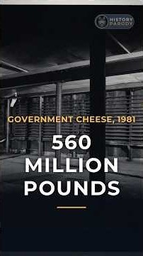 The Government Owned 560 Million Pounds of Cheese and Kept It in a Cave.