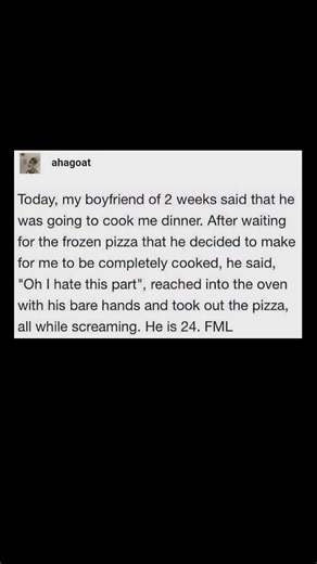 boyfriend melts down over frozen pizza | Subscribe for more #motivation 😊👍