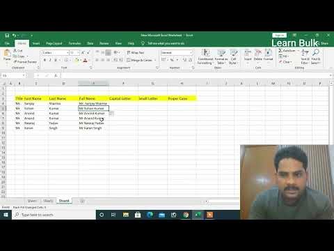 How To Combine Multiple Cells Into One Cell in Excel Flash Fill