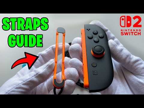 How to Attach & Detach Joy-Con 2 Straps for Nintendo Switch 2 (Step-by-Step Guide)