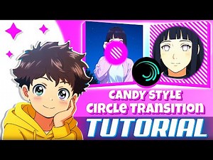 Candy Style Smooth Circle Transition || Alight Motion Tutorial 🍄