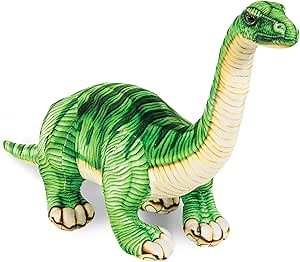 Real Planet Dinosaur Plush Toy - Dinosaur Stuffed Animals, Dino Plushie, Green Apatosaurus (31" Long)