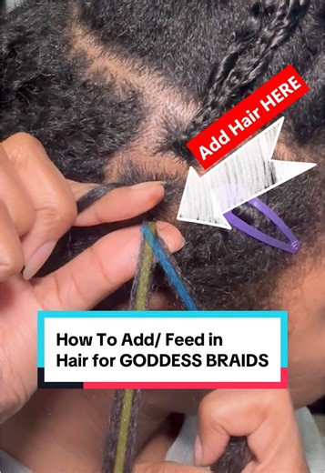 Goddess Braids: How to Add Hair Easily