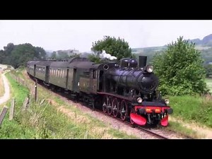 International Steam on the Millioenen Lijn preserved railway in Limburg, Netherlands
