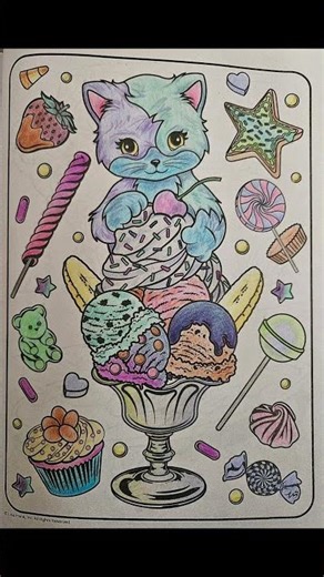 AUGUST completed coloring pages #art #coloredpencils #coloringbook