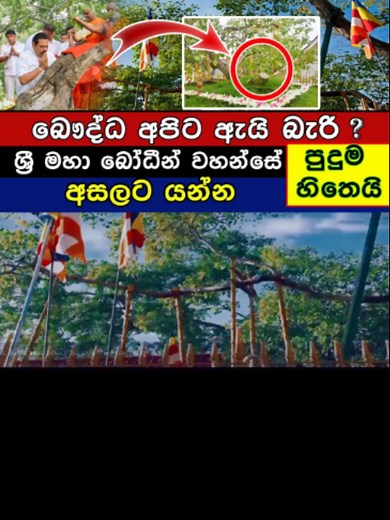 Why Buddhists Must Not Go Near Jaya Sri Maha Bodhi