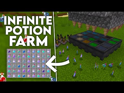 NEW Potion Farm 1.17+ Minecraft Bedrock (MCPE/Xbox/PS4/Switch/Windows10)