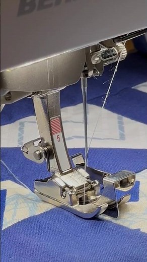 Bernina foot #5: blind hem, straight backtack and seam in seam 🔥