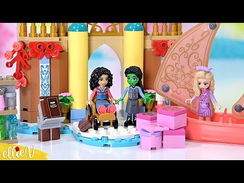 Wicked sets! Glinda, Elphaba & Nessarose at Shiz University | LEGO build & review