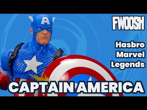 Marvel Legends Captain America Toy Biz 20th Anniversary Retro Hasbro Action Figure Review