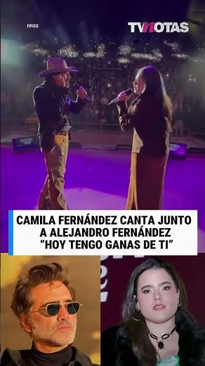 Camila Fernández canta 'Tengo ganas de ti' junto a su padre, Alejandro