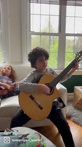 #QuarantinedQuartet practice day 772! Jamming with Uncle Alan Salvo Music - Spanish, Flamenco & World Guitar and Cousin Ariella during todays practice. Filmed by Aunt Joanie @mishmishhh 🎶🎥 F A M I L Y ❤️ J A M #guitar #guitars #cordobaguitars #acousticguitar #spanishguitar #classicalguitar #flamencoguitar #familyband #familygoals #familyjam #brooklyn #guitarplayer #guitarist #kidguitarist #guitarra #family #familytime #familygoals #familyfirst #makeithappen #happy #makingmemories #gotgroove #g
