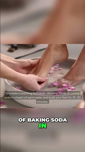Baking Soda Foot Care: Soothe, Soften & Eliminate Odor! #shorts