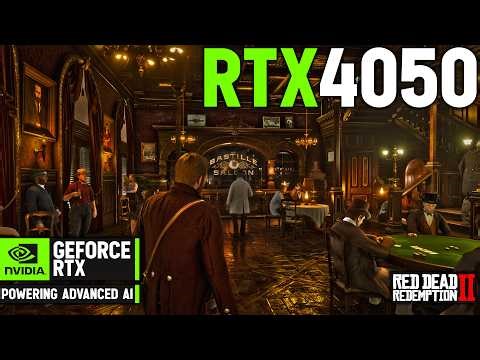 RTX 4050 + i5-13420H | Red Dead Redemption 2 • 4K, 1440p, 1080p