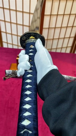 Custom vacuum heat-treated CPM-3V powder steel Japanese samurai katana #samuraisword #blade #sword