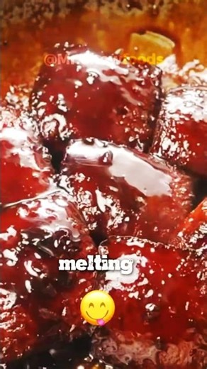 Why I BURN my meat BEFORE I cook it 🔥 (Ultimate Braised Pork Belly) #cooking #food