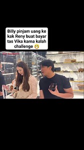 Billy pinjam uang ke kak Reny buat bayar tas Vika karna kalah challenge 🤣 #billysyahputra #vikakolesnaya #fyp | Miral Mira