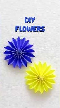 DIY Flowers 🌸 | Easy Paper Flowers Tutorial | Cute Craft Idea