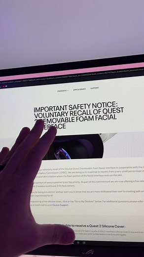 Oculus quest 2 problems?! #TalkCurlyToMe #oculus #vr #gamingontiktok