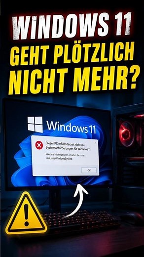 Windows 11 geht plötzlich nicht mehr 👀 #gaming #pc #windows #performance #pcgaming
