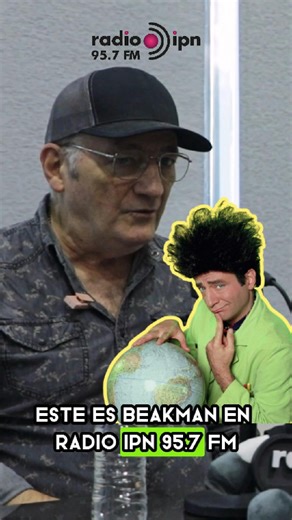 🧠💥 ¡El laboratorio de Beakman llegó a Radio IPN! @realbeakman Enrique Anzures se aventuró a conversar con el mismísimo Beakman para el programa más ciencia, y la charla estuvo tan fascinante como sus experimentos ⚗️⚡ Si te perdiste de esa emisión puedes ver la entrevista completa en nuestro canal de YouTube / Radio IPN Ofical 🔴 | Radio IPN