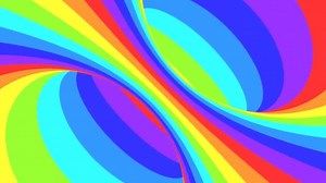 Spectrum psychedelic optical illusion. Abstract rainbow hypnotic animated background. Bright looping colorful wallpaper
