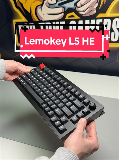 Lemokey L5 HE ⌨️ 75% magnetic keyboard with Lemokey Ultra-Fast Lime switches — pre-lubed, thocky sound. Adjustable actuation 0.1–3.35mm (0.01mm precision). 8000Hz polling, 32K scan rate. Rapid Trigger, Snap Click, DKS (4 actions per key), Analog Mode. CNC aluminum body, switchable gasket/top mount. Hot-swappable, PBT keycaps, RGB back light bar. Web-based Launcher — no install. Dust cover included. #fyp #unboxing #unboxingvideo #peripherals #keyboards