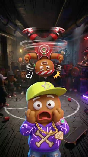 Drip's First UNDERGROUND Hip-Hop Battle! 🎤🔥 #shorts #thecookiefamily