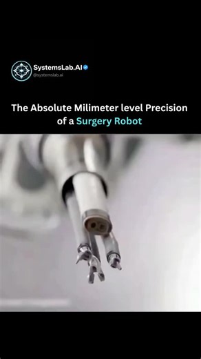 AI Tools | Business | Productivity on Instagram: "The Millimetre-Precision Surgery Robot — A New Standard in Medical Robotics Imagine a surgeon’s hand with the steadiness of steel and the accuracy of a laser ruler. That’s the promise of the latest generation of millimetre-precision surgical robots — systems designed to perform delicate procedures with accuracy far beyond human steadiness. Unlike traditional surgical tools that rely solely on a human’s skill and hand-eye coordination, these robot