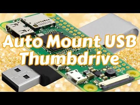 Raspberry Pi Automatically Mount USB Thumb Drive at Boot