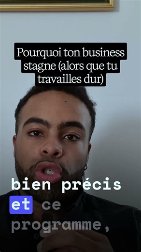 Pourquoi ton business stagne, même si tu travailles dur #entrepreunariat #freelance