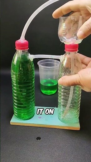 Homemade Infinity Craft With Bottles (@liangchuang) #shorts