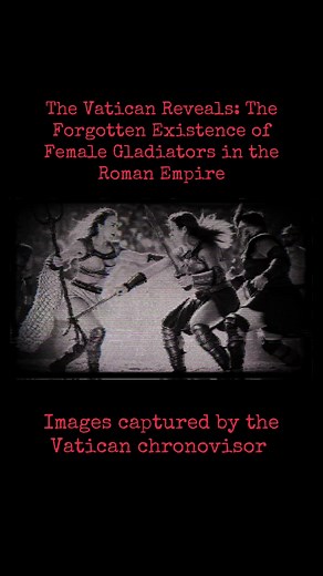 The Vatican Reveals: The Forgotten Existence of Female Gladiators in the Roman Empire, images captured by the Vatican chronovisor #vaticansecrets #femalgladiators #gladiatorwomen #vaticanrevelations #historyrevealed #chronovisor #chronovisorduvatican #ancienthistory #romanempire