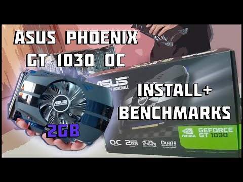 Asus Phoenix GEFORCE GT 1030 Graphics Card Install + Benchmarks!