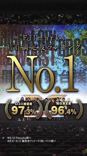 初日満足度９６％!! 口コミ推奨度９７％!! #ハイロー #ハイアンドロー #HiGH_LOW
