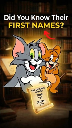 Did You Know? Tom and Jerry's First Names? #shorts