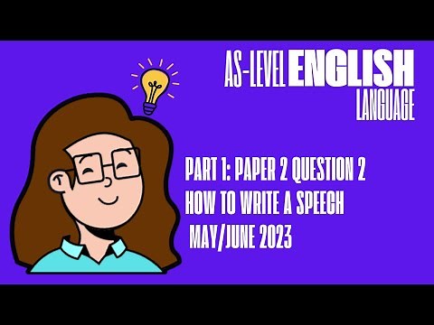 Part 1: A Full Response for Paper 2 Question 2 - Cambridge AS English Language (9093) -
