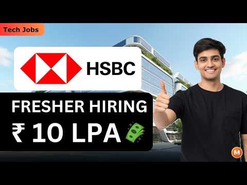 HSBC Hiring Freshers 🔥 Data Analyst + Software Engineer Jobs | 2024-2025