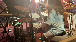 Mr. John Jeffs -> Mr. John Burrows -> Addi !!! For those following the incredible story of the restoration and gifting of these drums, you'll be thrilled to know they are already in use and sound HUGE! We learned yesterday that Mr. Jeffs passed away in July. We're saddened that we can't personally see his reaction to Addisyn Bonadonna playing his immaculately restored set of Slingerland drums and thank him for setting this remarkable kindness in motion. We can only hope he's now got the best sea