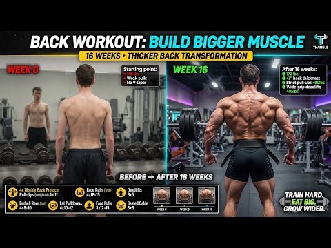 Machine-Only Back Workout for Massive Width & Thickness (V-Taper Destroyer)